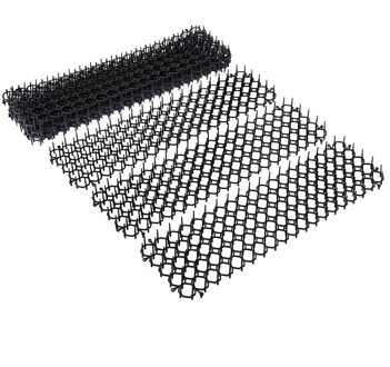 10Pcs Kat Scat Spike Matten-Anti Graven Flexibele Huisdier Veilig Afschrikmiddel Spike Pad Voor Outdoor Tuin 49cmX13cm