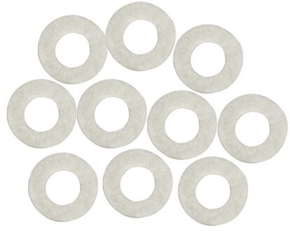 10Pcs Katoen Voelde Matten Trompet Key Pad Voor Trompet Trombone Reparatie Accessoires Diameter 1.8Mm Dikte 3Mm