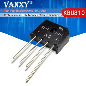 10PCS KBU810 KBU-810 8A 1000V diode bridge rectifier new and original IC