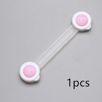 10Pcs Kind Veiligheid Kabinet Lock Baby Proof Beveiliging Protector Lade Deur Kast Lock Plastic Bescherming Kids Veiligheid Deurslot roze 1stk