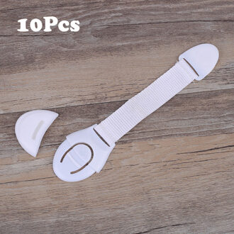 10Pcs Kind Veiligheid Kabinet Lock Baby Proof Beveiliging Protector Lade Vergrendelingen Plastic Sloten Bandjes Kids Veiligheid Deurslot 10stk type B