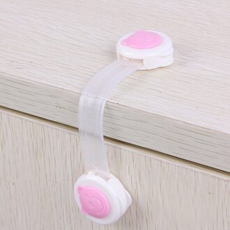 10Pcs Kind Veiligheid Kabinet Lock Baby Veiligheid Protector Deur Koelkast Blokkers Plastic Lock Voor Kasten Kindveilige Roze