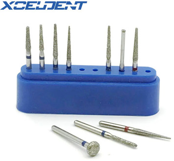 10pcs/kit Dental Diamond Burs Drill Dia-burs for High Speed Handpiece Medium FG101 Dentist Tools