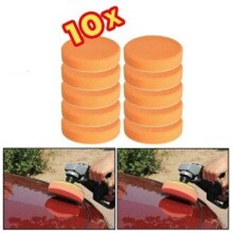 10Pcs/Kit Polijsten Pad 6Inch Accessoires Platte Oranje Onderdelen Vervanging
