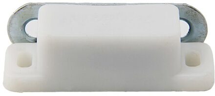 10Pcs Kleine Magnetische Deur Vangsten Kast Kledingkast Kabinet Klink Catch wit