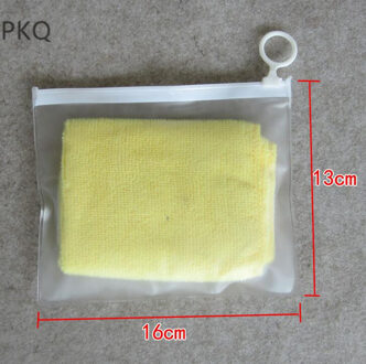 10pcs Kleine Matte Clear Plastic Opbergtas Reistassen Zip Lock Valve Slide Seal Verpakking Pouch Tassen
