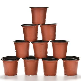 10Pcs Kleine Mini Terracotta Pot Klei Keramische Aardewerk Planter Cactus Bloempotten Succulent Kwekerij Potten Grote