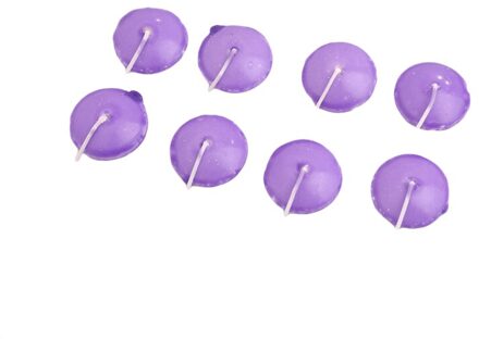 10Pcs Kleine Ongeparfumeerde Drijvende Kaarsen Voor Wedding Party Event Home Decor Kaarsen Jaar Kerst Decoratie paars