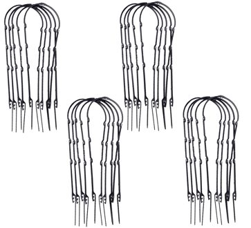 10Pcs Klimmen Bloem Stand Tuin Plant Pot Obelisks Plastic Wijnstok Klimmen Potplanten Ondersteuning Frame Vaste Beugel 28/37/47Cm M 10stk