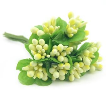 10Pcs Kunstmatige Simulatie Meeldraden Rozen Knoppen Bruiloft Decoratie Handwerk Cake Box Accessoires Diy Krans Parel Fruit Bloem melk wit