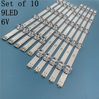 10pcs LED strip For LG Innotek DRT 3.0 49"A/B 49LB5500 49LB550V 49LB5550 6916L-1944A 6916L-1945A 6916l-1788A 6916l-1789A
