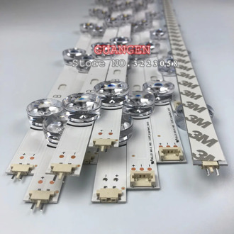 10pcs LED Strip For LG Innotek DRT 3.0 55"_A/B Type 55LB630V 55LB650V 55LB6300 55LB5900 55LB650 LC550DUH FG 55LF6000 55LH575A