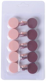 10Pcs Leuke Haak Sticker Zelfklevende Muur Gemonteerde Sleutel Kleding Opslag Haak Voor Nordic Badkamer Keuken Gratis punch Organizador roze 5 paars 5