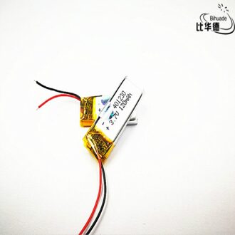 10pcs Liter energie batterij Goede Qulity 3.7 V, 120 mAH, 401230 Polymeer lithium-ion/Li-Ion batterij voor SPEELGOED, POWER BANK, GPS, mp3, mp4