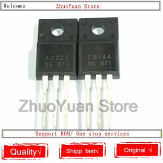 10PCS/lot 2SA2222 2SC6144 TO-220F 5pairs 5pcs A2222 + 5pcs C6144 TO-220