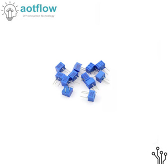 10pcs/lot 3362P Trimpot Trimmer Potentiometer 100 200 500 ohm 1K 2K 5K 10K 20K 50K 100K 200K 500K 1M ohm 103 100R 200R 500R