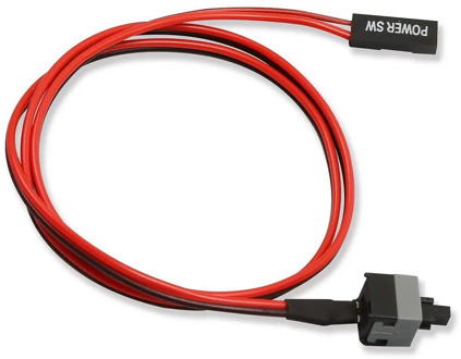 10pcs/lot 50cm Long Power Button Switch Cable for PC Switches Reset Computer Power Momentary Automatically Reset Push Button SW