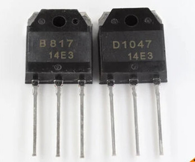10pcs/lot 5Pairs 2SD1047 2SB817 (D1047 B817) Transistors In Stock