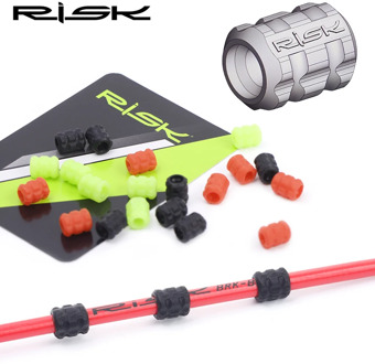 10pcs/lot Bicycle Sleeve Rubber Cable Protector For Shift Brake Pipe Line Tube MTB Frame Protective Silicone Cable Guide Guide