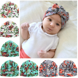 10pcs/lot Bohemia Baby Infant Turban Hat Ear Knot Newborn Toddler Beanie Caps Hair Accessories Birthday Gift Photo Props