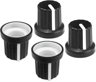 10pcs/lot Caps For WH148 6mm Knob Dia Plastic For Rotary Taper Potentiometer Shaft Hole Volume Control Controller Cap
