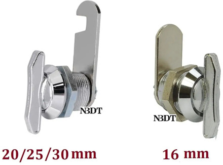 10Pcs/Lot Chrome Black Zinc Alloy Keyless Thumb Cam Lock File Cabinet Desk Toolbox Mailbox