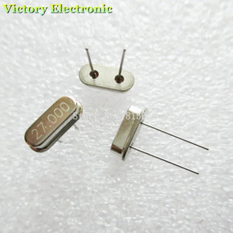 10PCS/Lot Crystal Oscillator Crystal Resonator 27MHz 27M 27.000MHz 27.000M 27.000 49S HC-49S DIP-2 Passive crystal Quartz