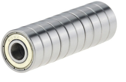 10pcs/lot Double Shielded Miniature High-carbon Steel Single Row 608ZZ ABEC-7 Deep Groove Ball Bearing 8*22*7 8x22x7 MM 608 ZZ