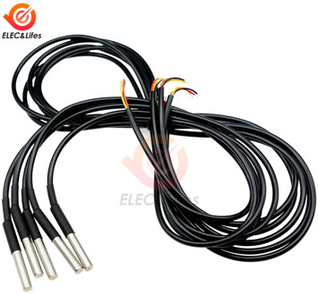 10PCS/lot DS18B20 18B20 Stainless steel package Waterproof Probe Temperature Sensor DS18S20 1M 2M 2.5M 3M