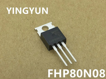 10PCS/Lot FHP80N08 80N08 TO-220 FET (MOS tube) 80A 80V new original