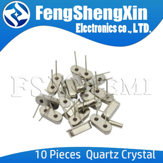 10pcs/lot HC-49S Quartz Crystal Oscillator DIP 32.768K 2*6 32.768K 3*8 4M 6M 8M 10M 12M 11.0592M 16M 22.1184MHZ 16.000 8.000