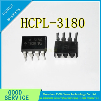 10PCS/LOT HCPL-3180 HCPL3180 MARKING A3180 3180 DIP8 IN STOCK AVAGO IC