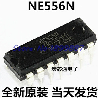 10pcs/lot NE556N NE556 DIP-14 In Stock