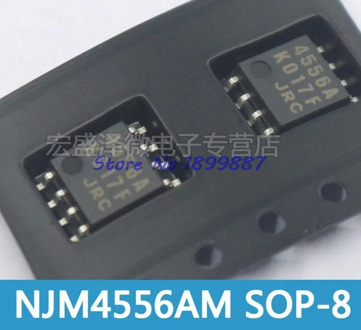 10pcs/lot NJM4556AM JRC4556A NJM4556 JRC4556 4556A SOP-8 In Stock