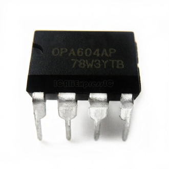 10pcs/lot OPA604AP OPA604 DIP8 DIP FET-Input, Low Distortion OPERATIONAL AMPLIFIER OPA604A new original In Stock