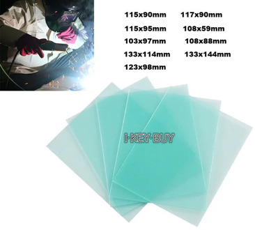 10Pcs/Lot Protective Plastic Plate(PC) Cover Auto Darkening For Welding Mask / Glass Filter Replacement / Helmet Free Shipping