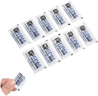 10Pcs/lot Silicone Thermal Conductive Grease Paste GD66 Silicone Plaster For LED Chip 5.5*2.5cm