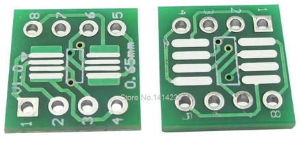 10PCS/LOT SOP8 MSOP8 SOIC8 TSSOP8 SOP8 turn DIP8 IC adapter Socket Adapter plate PCB
