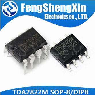 10pcs/lot TDA2822M DIP8 SOP8 TDA2822 SOP DIP 2822M DIP-8 SOP-8 DUAL LOW-VOLTAGE POWER AMPLIFIER IC