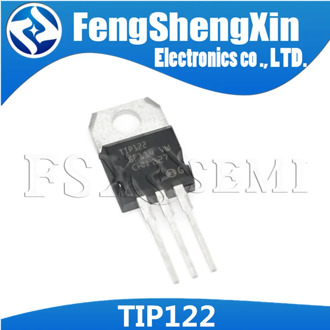10pcs/lot TIP122 T1P122 TO220 NPN Silicon Transistors TO-220