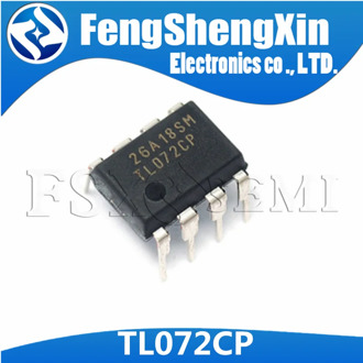 10pcs/lot TL072CP TL072CN TL072 Dual operational amplifier IC DIP-8