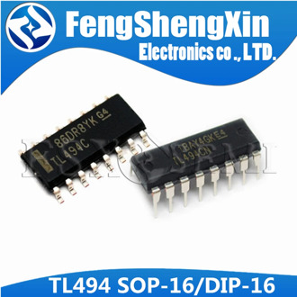 10pcs/lot TL494CN DIP16 TL494C DIP TL494 494CN DIP-16 TL494CDR SOP-16 PULSE-WIDTH-MODULATION CONTROL CIRCUITS IC