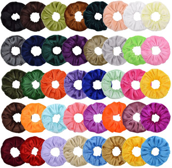 10pcs/lot Velvet Adult Girls Hair Scrunchie Elastic Hair Bands Fashion Women Kids Headwear Ponytail Holder Cute Hair Accessories