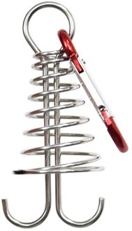 10Pcs Luifel Tent Vaste Haak Gesp Plank Floor Lente Nagels Vaste Haak Winddicht Outdoor Camping Tent Gesp Accessoires rood
