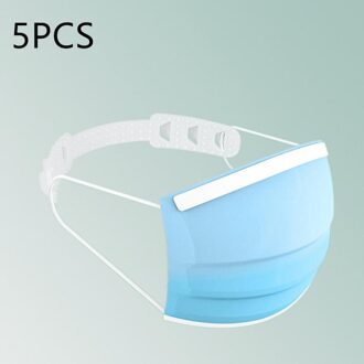 10Pcs Masker Rope Extension Gesp Tpu Verstelbare Anti-Slip Anti-Oorpijn Masker Haak Oor-Trekken Masker oor Rope Extension Gesp 04