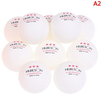 10Pcs Materiaal Tafeltennis Bal 40 + Mm Diameter 2.8G 3 Ster Abs Plastic Ping Pong Ballen voor Tafeltennis Training A2