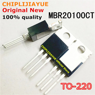 10PCS MBR20100CT TO-220 MBR20100 TO220 20100CT B20100G New and Original IC Chipset