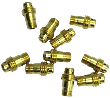 10Pcs Messing Solderen Nozzle Qq 150 Met 2.4Mm Diameter Gat En 25Mm Lengte