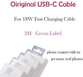 10Pcs Met Originele Verpakking 2M/6ft Usb C Quick Charge Kabel Type C Naar 8pin Charger Cable voor Ik 11 Pro Max Snel Opladen geen doos