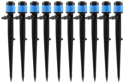 10Pcs Micro Drip Irrigatie 138 Mm/5.43 "Tuin Besproeiing Emitter Drippers Sprinkler blauw